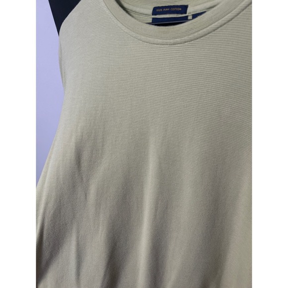 Club Room Pima Cotton T-Shirt Crew Neck Short Sleeve Casual Tee Medium - Picture 4 of 5